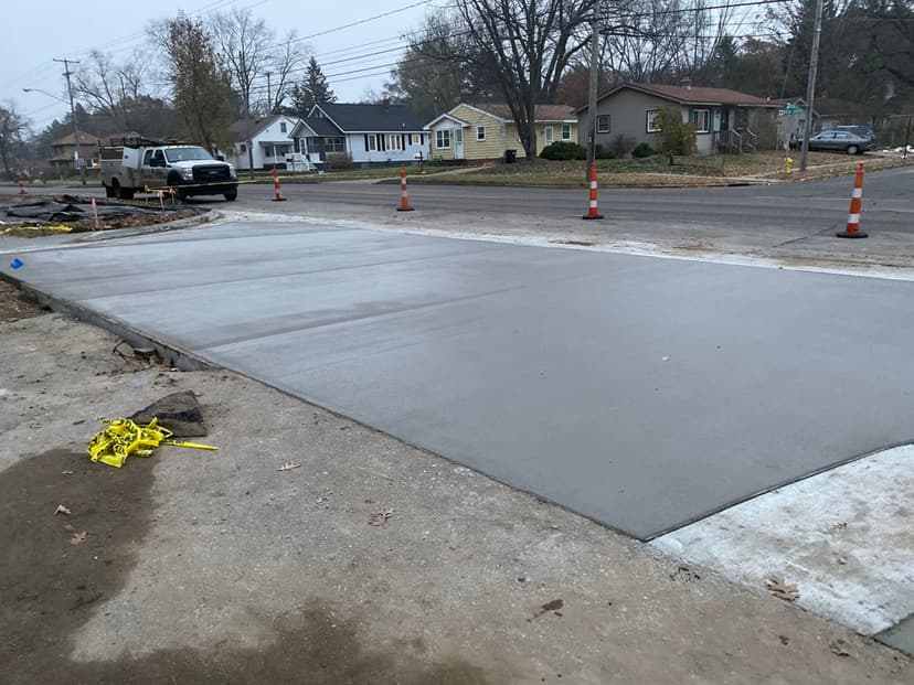 Streets and Sidewalks Construction - commercial concrete contractors