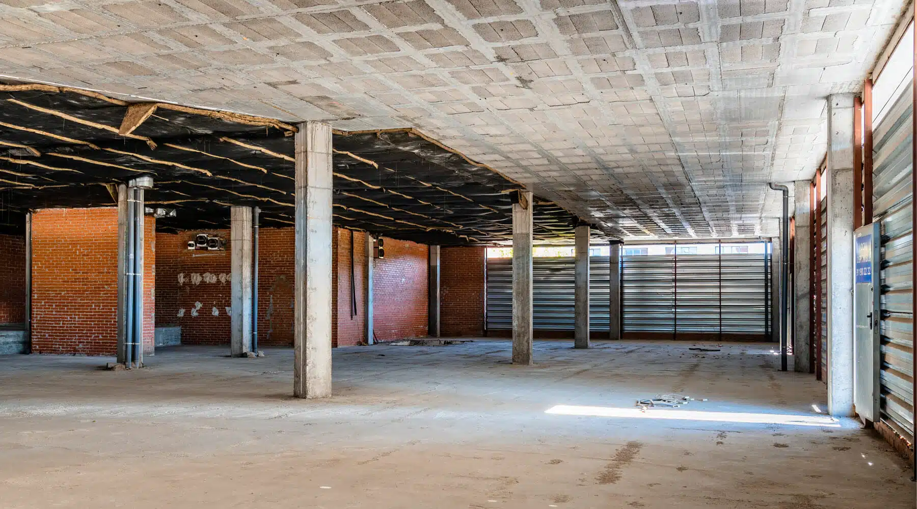 Commercial concrete planning meeting for a Carrollton tenant buildout