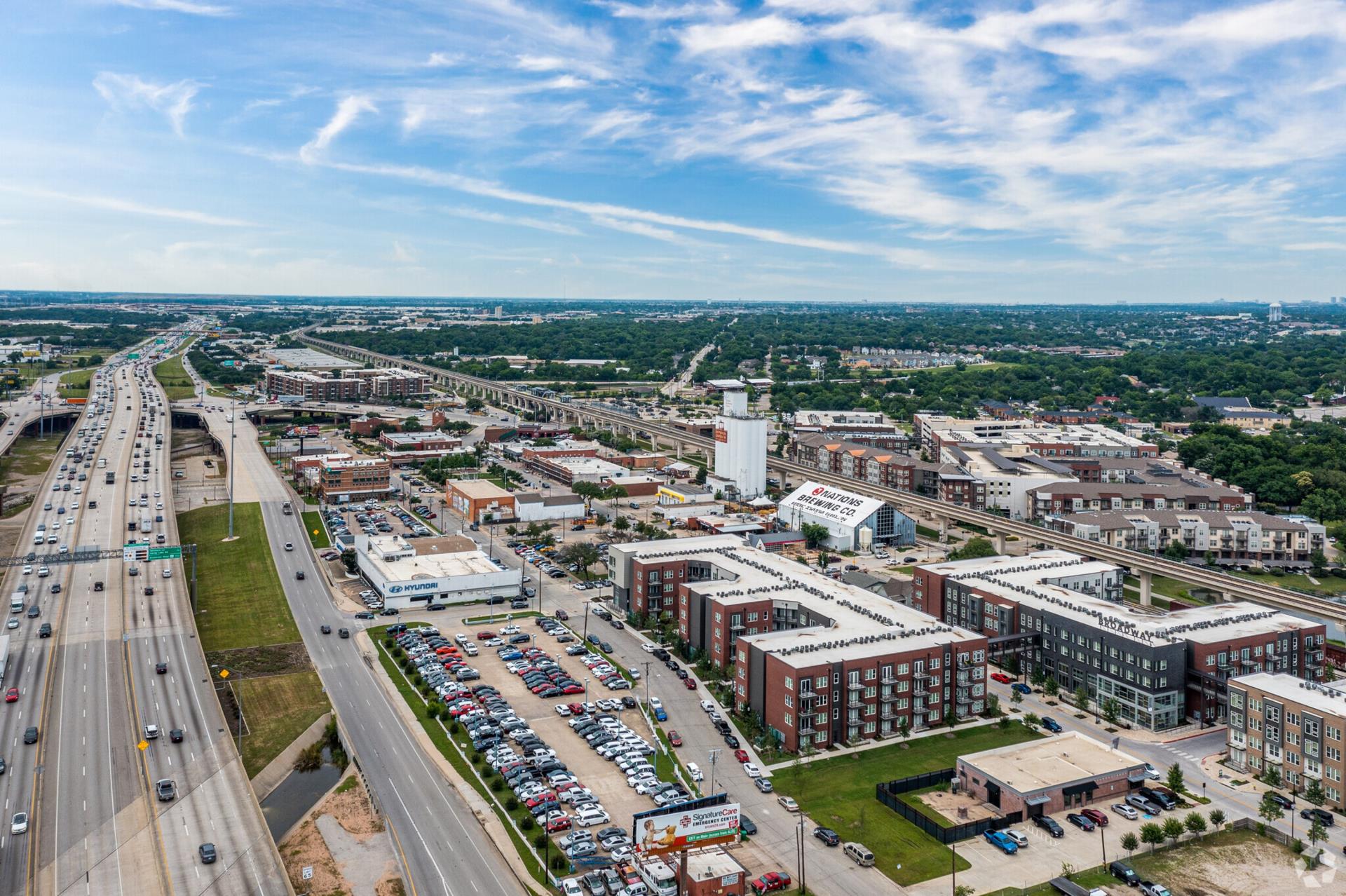 Commercial concrete construction in Carrollton, Texas