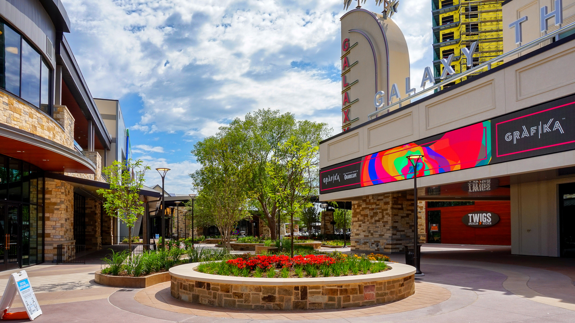 Commercial concrete construction in The Colony, Texas