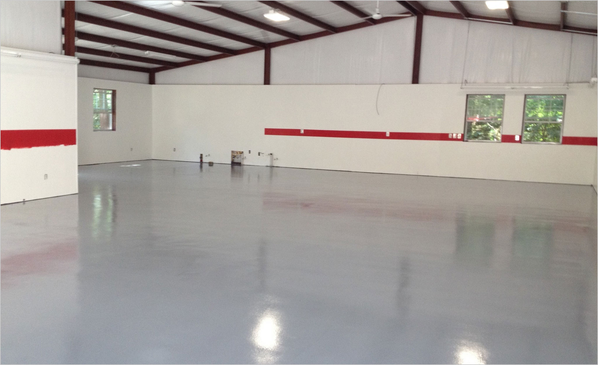 Retail Store Flooring - Commercial concrete construction in Carrollton, Texas